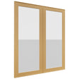 Fabuwood Echo Timber DS GDW3642 Wall Glass Door, Front View