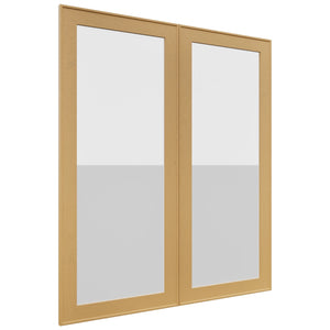 Fabuwood Echo Timber DS GDW3642 Wall Glass Door, Front View