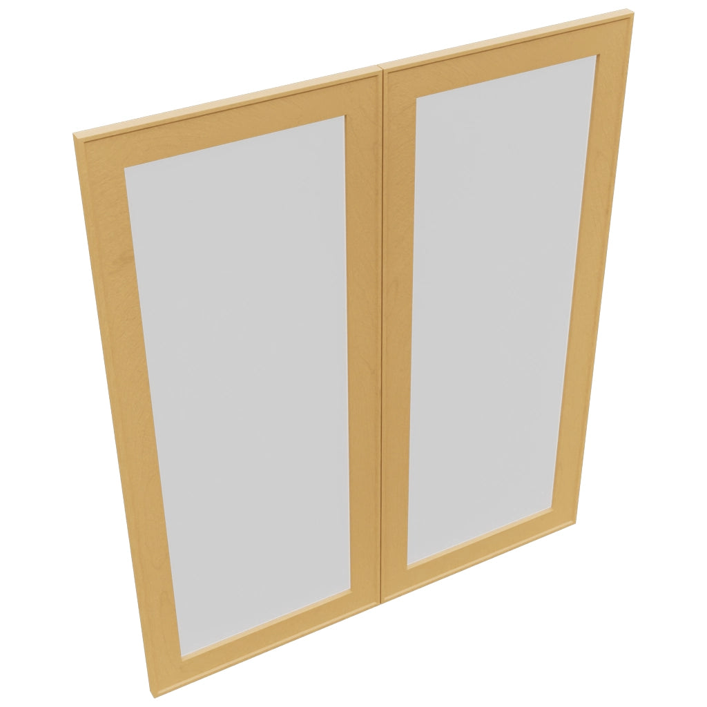 Fabuwood Echo Timber DS GDW3642 Wall Glass Door, Top View