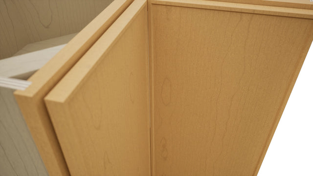 Fabuwood Echo Timber ERB36 Base Corner Easy Reach Cabinet, Detail View
