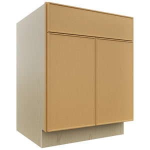 Fabuwood Echo Timber SB27 Base Sink Cabinet, Front View