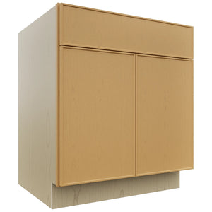 Fabuwood Echo Timber SB30 Base Sink Cabinet, Front View