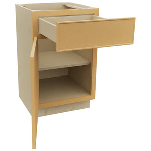 Fabuwood Echo Timber VB21-34 Vanity Base Standard Cabinet, Open View