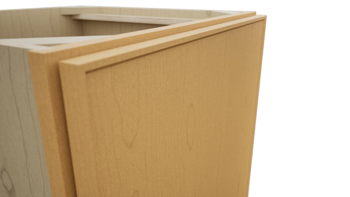 Fabuwood Echo Timber VB21FD Vanity Base Full Height Cabinet, Detail View