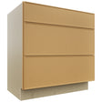 Fabuwood Echo Timber VDB33-34 Vanity Drawer Cabinet, Front View