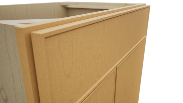 Fabuwood Echo Timber VSD36DL Vanity Combo Cabinet, Detail View