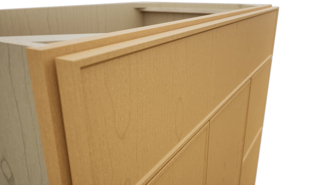 Fabuwood Echo Timber VSD48 Vanity Combo Cabinet, Detail View
