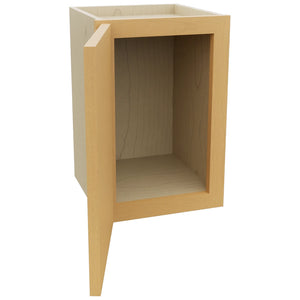 Fabuwood Echo Timber W1218 Wall Standard Cabinet, Open View