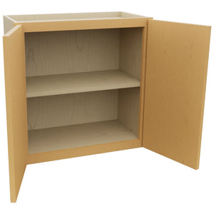 Fabuwood Echo Timber W2424 Wall Standard Cabinet, Open View