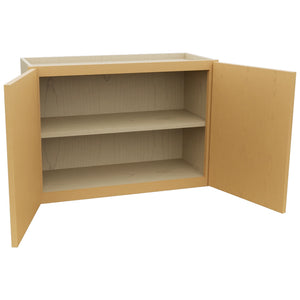 Fabuwood Echo Timber W3021 Wall Standard Cabinet, Open View