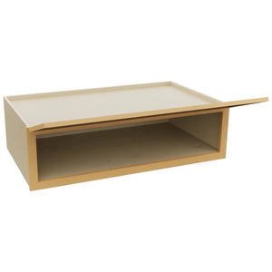 Fabuwood Echo Timber W421224LU Wall Deep Cabinet, Open View