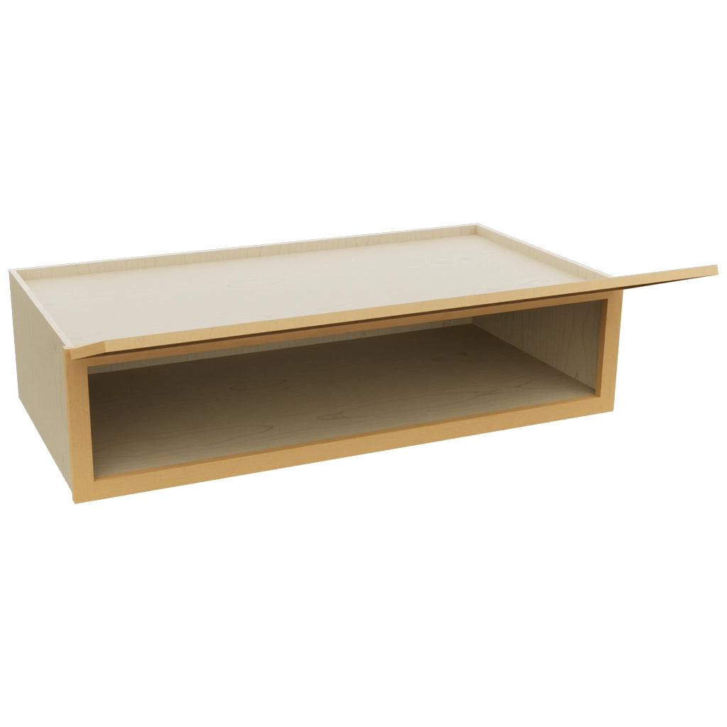 Fabuwood Echo Timber W481224LU Wall Deep Cabinet, Open View