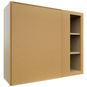 Fabuwood Echo Timber WBC3630 Wall Corner Blind Cabinet, Front View
