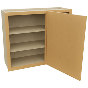 Fabuwood Echo Timber WBC3630 Wall Corner Blind Cabinet, Open View