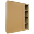 Fabuwood Echo Timber WBC3642 Wall Corner Blind Cabinet, Front View
