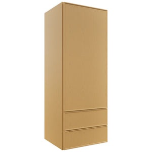 Fabuwood Echo Timber WD1848 Wall Drawer Cabinet, Front View