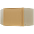 Fabuwood Echo Timber WDC2415 Wall Corner Diagonal Cabinet, Front View