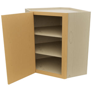 Fabuwood Echo Timber WDC2430 Wall Corner Diagonal Cabinet, Open View