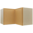 Fabuwood Echo Timber WPC2415 Wall Corner Pie Cabinet, Front View