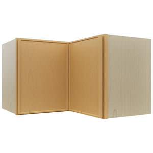 Fabuwood Echo Timber WPC2415 Wall Corner Pie Cabinet, Front View