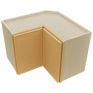 Fabuwood Echo Timber WPC2418 Wall Corner Pie Cabinet, Top View