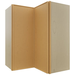 Fabuwood Echo Timber WPC2430 Wall Corner Pie Cabinet, Front View