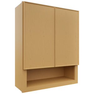 Fabuwood Echo Timber WVS2430 Vanity Wall Storage, Front View