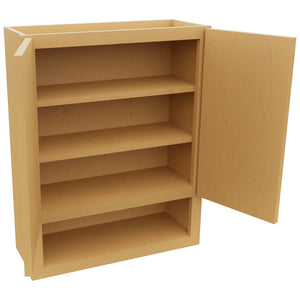 Fabuwood Echo Timber WVS2430 Vanity Wall Storage, Open View