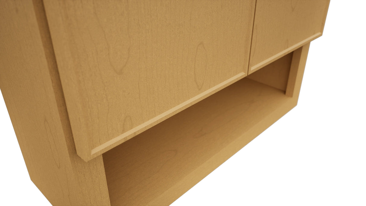 Fabuwood Echo Timber WVS2430 Vanity Wall Storage, Detail View