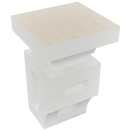 Fabuwood Frost CMS Corbel, Top View