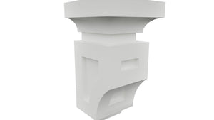 Fabuwood Frost CMS Corbel, Detail View