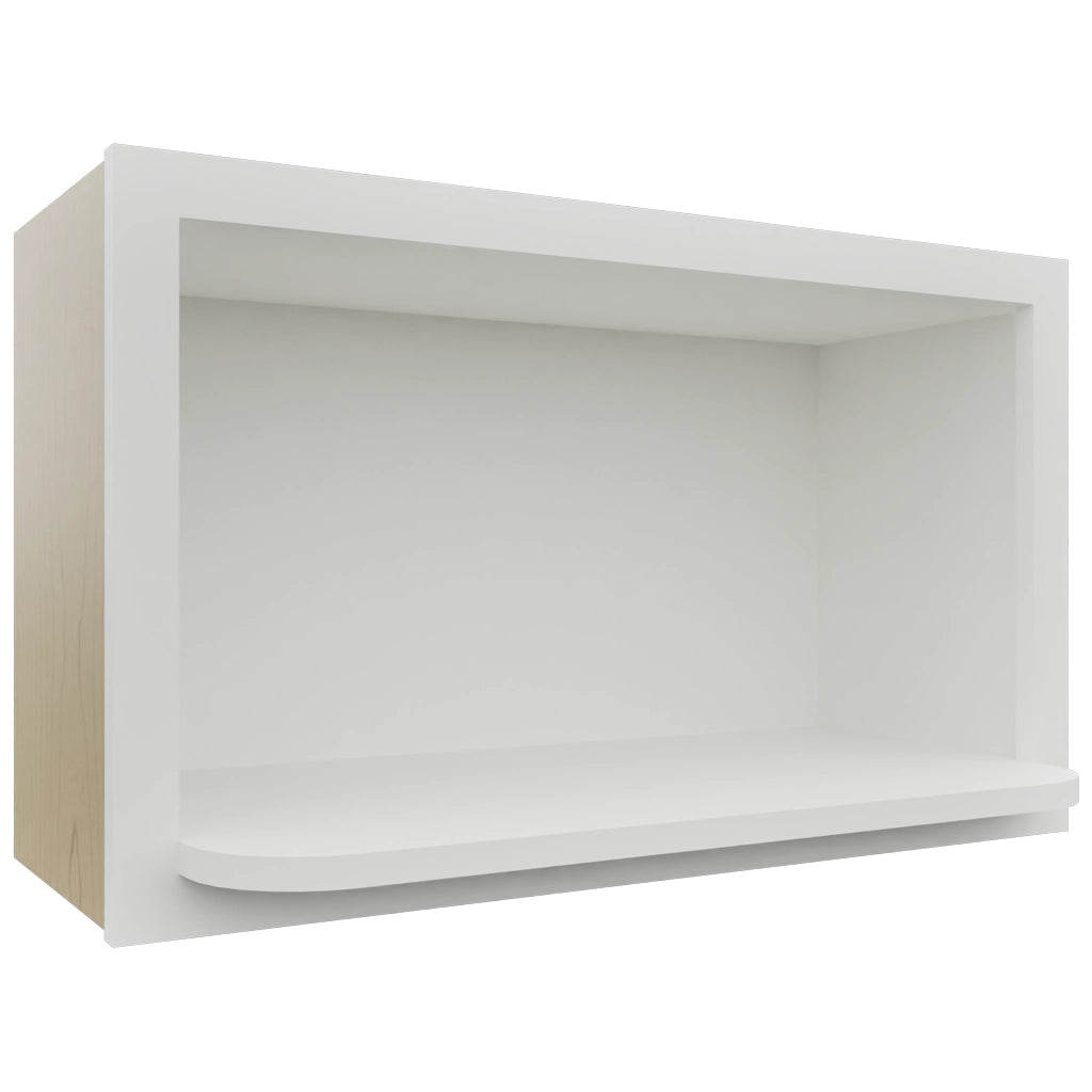 MW3018 ( Wall | Microwave Shelf Cabinet - 3"W X 18"H X 12"D ) | Frost