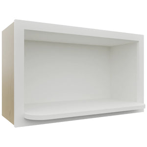 MW3018 ( Wall | Microwave Shelf Cabinet - 3"W X 18"H X 12"D ) | Frost