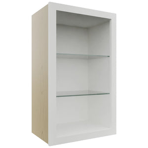 Fabuwood Frost NDW1830 Wall Standard No Door Cabinet, Front View