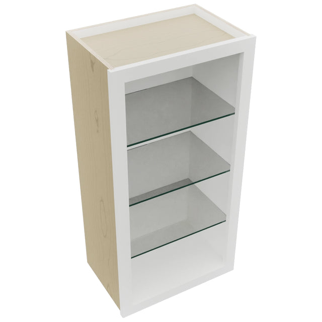 Fabuwood Frost NDW1836 Wall Standard No Door Cabinet, Top View