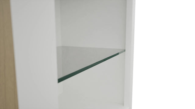 Fabuwood Frost NDW1836 Wall Standard No Door Cabinet, Detail View