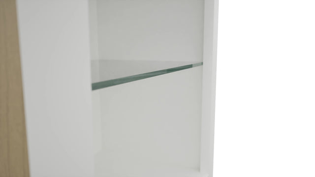 Fabuwood Frost NDW1842 Wall Standard No Door Cabinet, Detail View