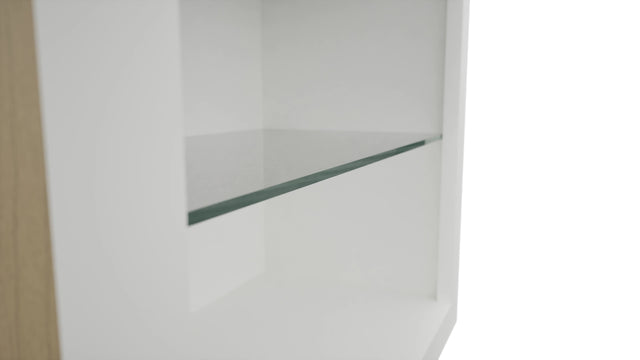 Fabuwood Frost NDW2430 Wall Standard No Door Cabinet, Detail View