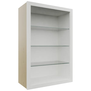 Fabuwood Frost NDW2436 Wall Standard No Door Cabinet, Front View