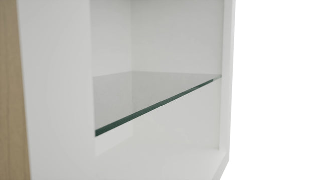 Fabuwood Frost NDW2436 Wall Standard No Door Cabinet, Detail View
