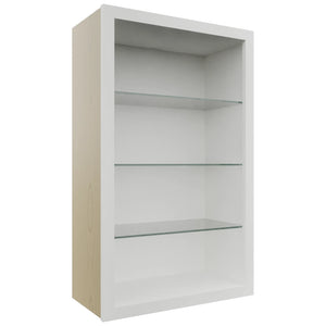 Fabuwood Frost NDW2439 Wall Standard No Door Cabinet, Front View