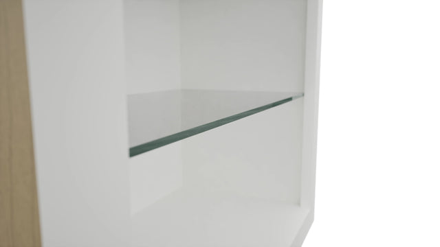 Fabuwood Frost NDW2439 Wall Standard No Door Cabinet, Detail View