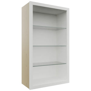 Fabuwood Frost NDW2442 Wall Standard No Door Cabinet, Front View