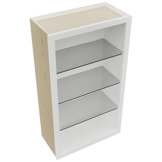 Fabuwood Frost NDW2442 Wall Standard No Door Cabinet, Top View