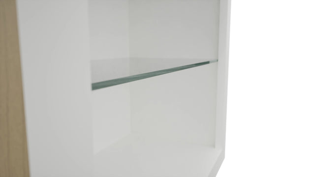 Fabuwood Frost NDW2442 Wall Standard No Door Cabinet, Detail View