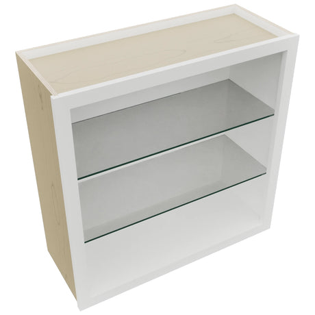 Fabuwood Frost NDW3030 Wall Standard No Door Cabinet, Top View
