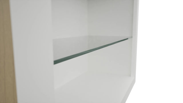 Fabuwood Frost NDW3030 Wall Standard No Door Cabinet, Detail View