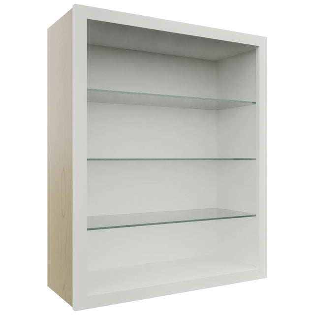 Fabuwood Frost NDW3036 Wall Standard No Door Cabinet, Front View