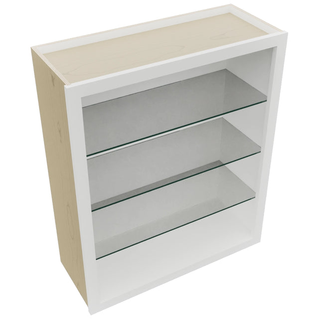 Fabuwood Frost NDW3036 Wall Standard No Door Cabinet, Top View