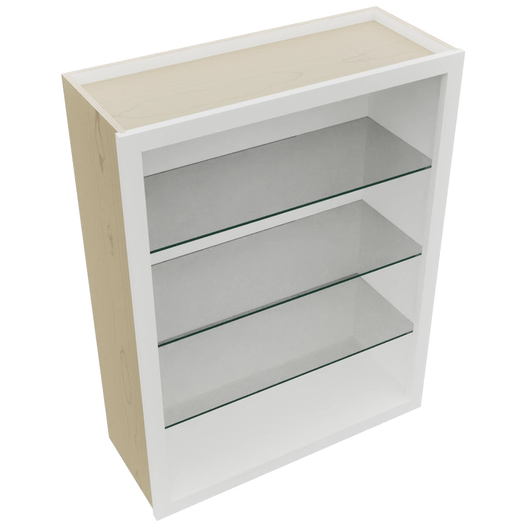 Fabuwood Frost NDW3039 Wall Standard No Door Cabinet, Top View